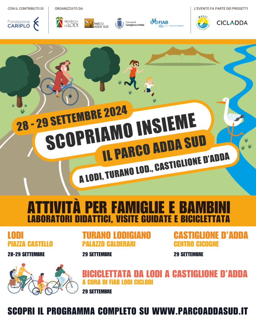 Scopriamo insieme il Parco Adda Sud